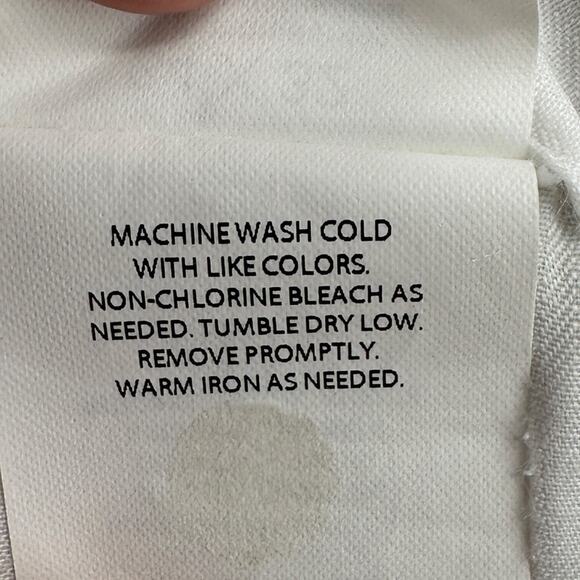 Haggar H26 Beige Belt Loops Button Slash Pockets Chinos Pants Size 34 x 32‎ - Picture 6 of 9